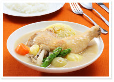 まろやかクリーミーな白いスープカレー